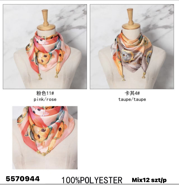 Chuska damska Roz Standard, Mix kolor Paczka 12 szt 1